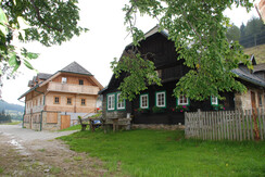 Outside View of the Moospeter Huts