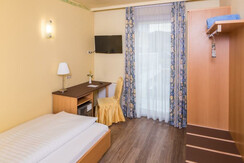 Einzelzimmer Business+, mit Balkon