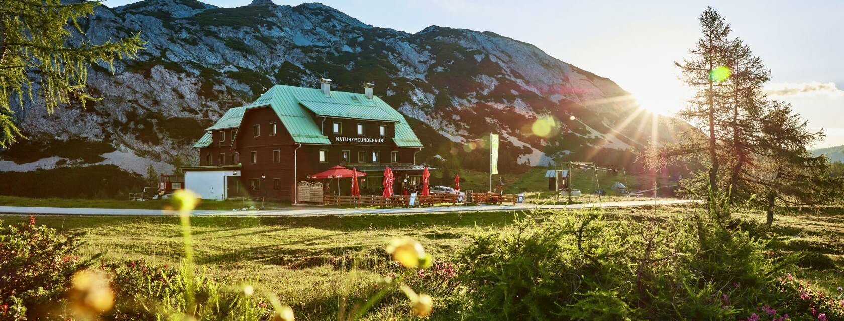 Naturfreundehaus, Tauplitzalm, Sonnenaufgang