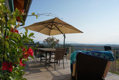 Panorama Terrasse Landhaus Südsteiermark