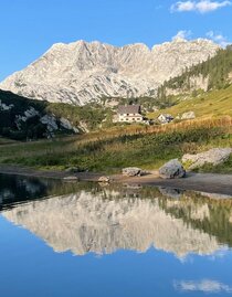 Pühringerhütte, Grundlsee, Hütte mit Elmsee2 | © Pühringerhütte | Pühringerhütte | © Pühringerhütte