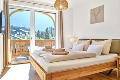 Panorama Lodge_Auszeit 205_Tauplitz_Schlafzimmer