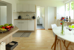 Apartment 1 - Weißeckblick, Küche & Essbereich