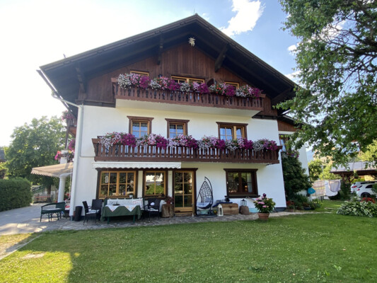 Pension vom Garten aus