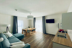 Pension Stadler, Tauplitz, eat-in kitchen