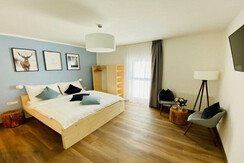 Pension Stadler, Tauplitz, cozy double bed