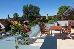 Suite - Terrasse Dorfblick