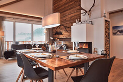 Penthouse D7.1_Tauplitz_Ess und Wohnbereich