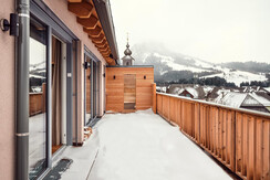 Penthouse D7.1_Tauplitz_Sauna und Balkon
