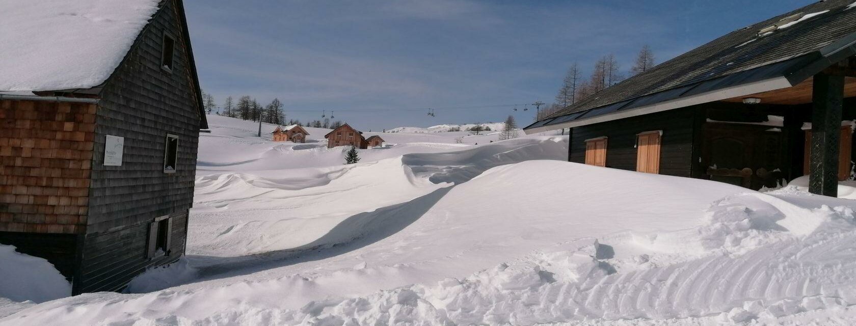 Petzhütte, Tauplitzalm, Winter