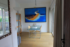 Pilgerherberge FeWo klein von der Eingangstür ins 