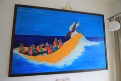 Pilgerherberge FeWo klein Kundswerk Rettungsboot