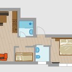 Photo of Apartment, shower, toilet, 1 bed room