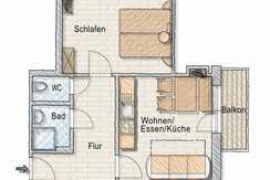 Grundriss App. Hochwurzen