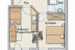 Grundriss App. Torstein