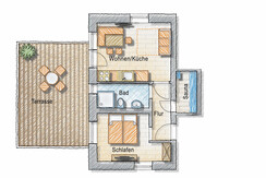 Grundriss App. Ramsau