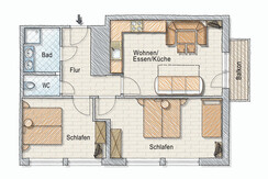 Grundriss App. Bischofsmütze