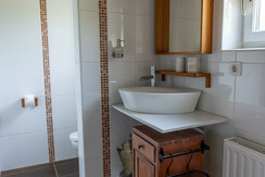Badezimmer Meerblau