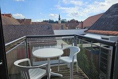 Wohnung 2. Stock Blick vom Balkon