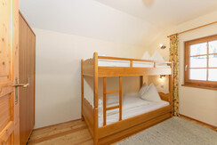 zweites Schlafzimmer mit Stockbett