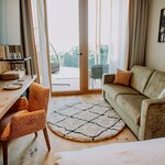 Photo of Herbst, Double room, bath, toilet, facing the garden | © Karin Bergmann