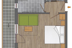 Reiters Wohlfühlhotel - Grundriss DZ "Höchstein"