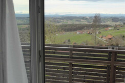 Blick vom Balkon