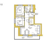 Bild von Appartement 2 mit 2 Schlafzimmer, Bad, 2 WC