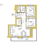 Bild von Appartement 3 mit 2 Schlafzimmer, Bad, 2 WC