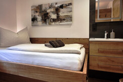 Bedroom with two single beds