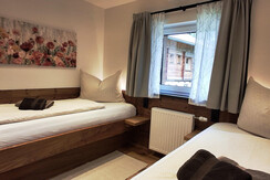 Bedroom with two single beds