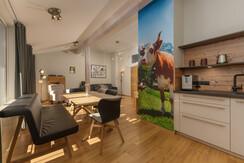 spacious eat-in kitchen