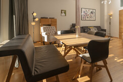 spacious eat-in kitchen