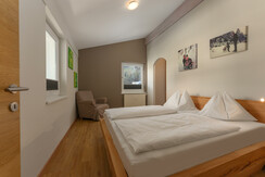 Bedroom 1 with double bed