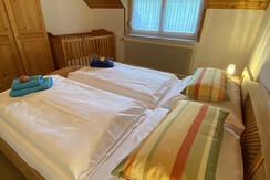 Schlafzimmer Ferienwohnung Birke