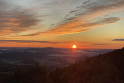 Sonnenaufgang Aussicht Ferienhaus Jöbstl