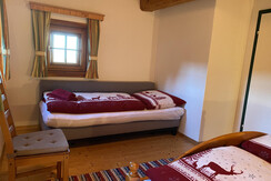 Schlafzimmer Erdgeschoss Ferienhaus Jöbstl