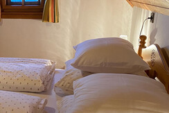 Schlafzimmer erster Stock Ferienhaus Jöbstl