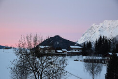 Balkonblick im Winter