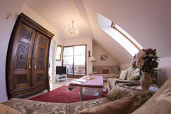 Wohnzimmer FW 1 Doppelbett für 2 Personen