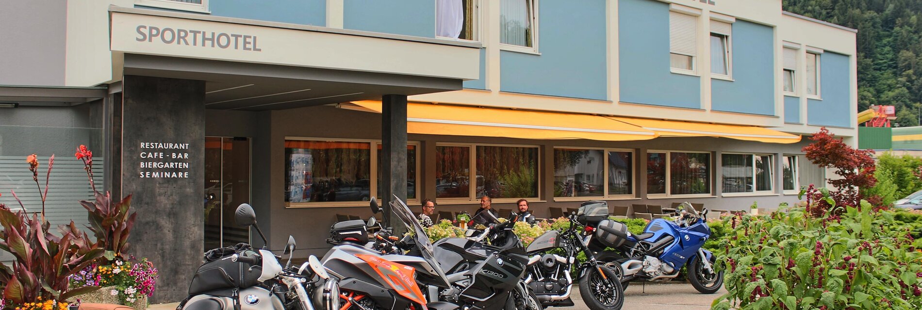 Bikepause beim Sporthotel Kapfenberg
