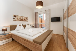 Top 2 - Bedroom with double bed and TV