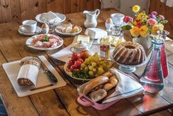 gedeckter Tisch Ferienhaus Faber