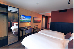 Gemütliches Designzimmer im Steiermarkhof Graz