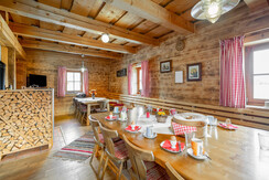 Steiner´s Blockhütte | Willkommen an der Tafel