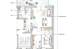 Appartement "Bergblick" - Skizze