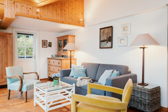 Strandcafe Hideaway 1 Wohnzimmer