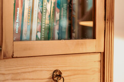 Strandcafe Hideaway 1 Wohnzimmer