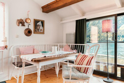 Strandcafe Hideaway 3 Wohnzimmer