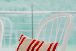 Strandcafe Hideaway 3 Wohnzimmer